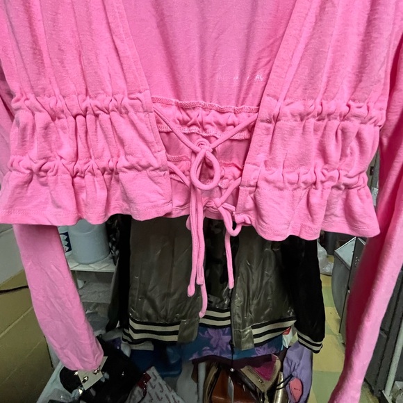 Pink Women's Top Size L NWT - Picture 3 of 7